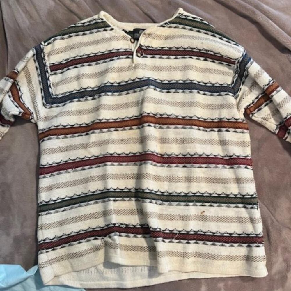 Structure - V-neck Sweater - M